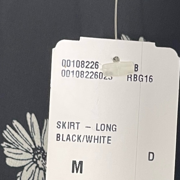 Forever 21 Daisies Sheer Maxi Skirt M - Picture 7 of 12